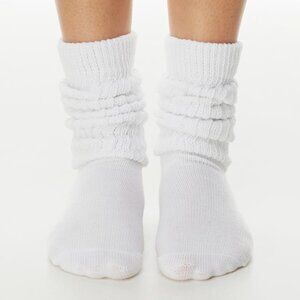 AWS/American Made Slouch Scrunch Socks Knee High Cotton Socks Shoe Size 9-11